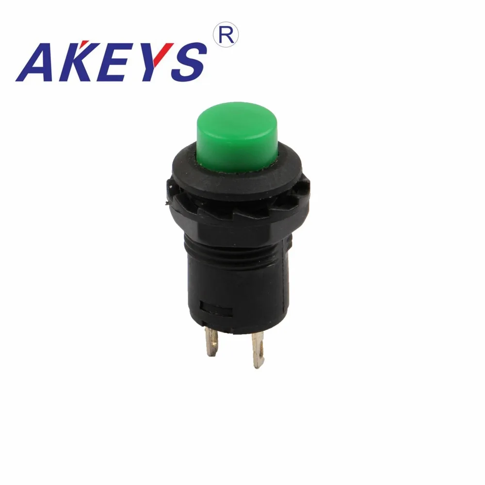 10PCS DS-425/427/428 1.5A 250VAC 12MM round head resets the plastic switch of the kitchen electric appliance