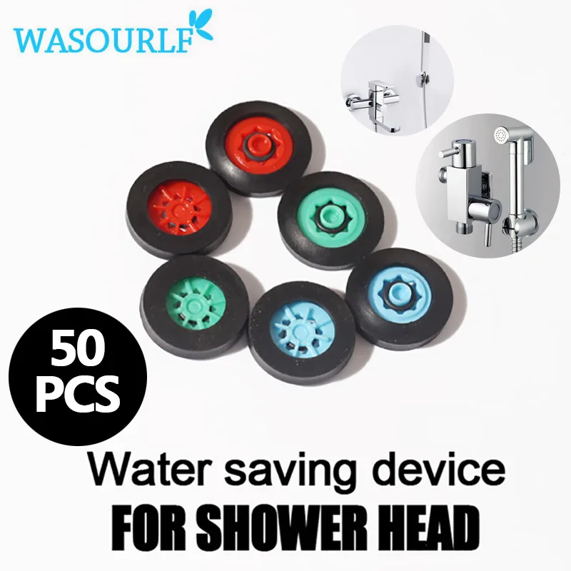 WASOURLF 50 PCS Good Quality Water Saving Regulator Used For Shower Head Connect With Hose Or Pipe Bubbler Aerator Bathroom