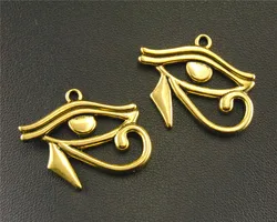 20 pcs  2 Colors Eye of Horus Charm Pendant DIY jewelry making 26X31mm A604/A1401