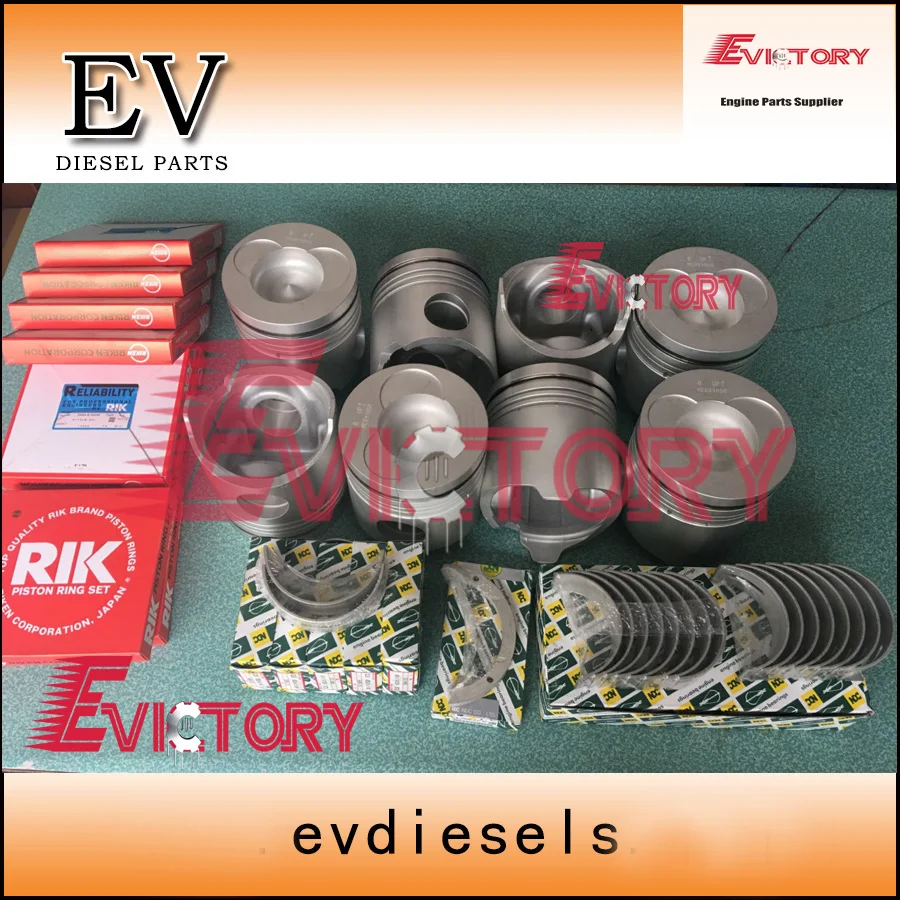 

For Mitsubishi Truck engine rebuild kit 8DC10 8DC11 piston+ring cylinder liner full gasket kit bearing kit