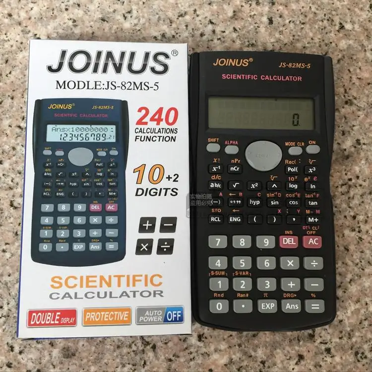 Joinus JS-82MS-A Student Multifunctionele Wetenschappelijke Calculator Student Onderzoek Rekenmachine