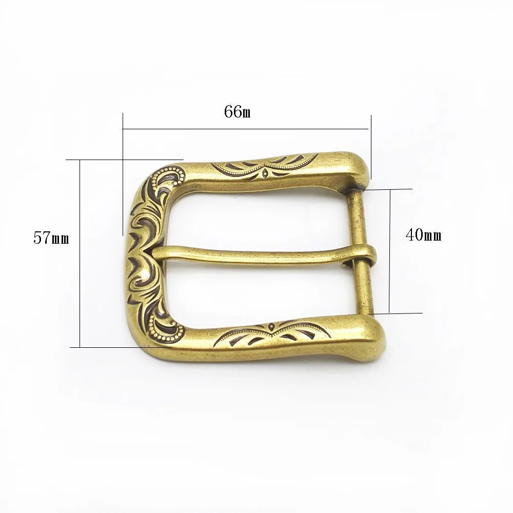 40mm Pin Belt Buckle Mens Womens Metal Clip Buckle DIY Leather Craft Jeans Accessories Supply for 3.8cm-3.9cm Wide Belt