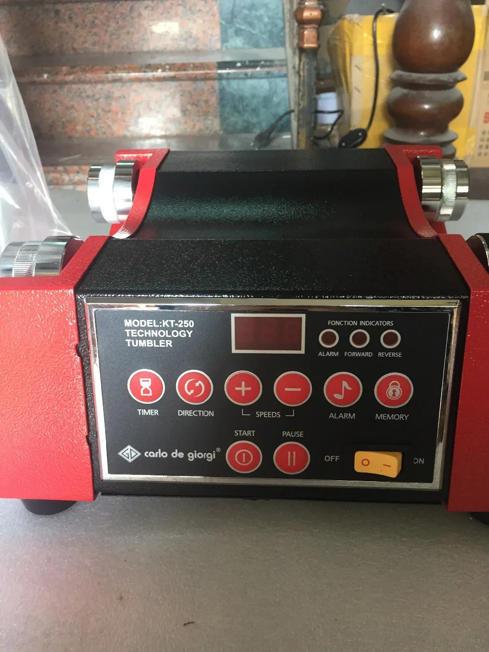 Kt250 8 Kg 220v Rotary Tumbling Machine,diamond Cleaning Polishing Gold Grinding Machine,jewelry Making Tools Rotary Tumbler