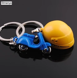 Car KeyChain New Fashion Mini Motorcycle Car Keychain Key Ring Pendant Small Gifts 5 Colors Car KeyRing For Christmas Gift 17127