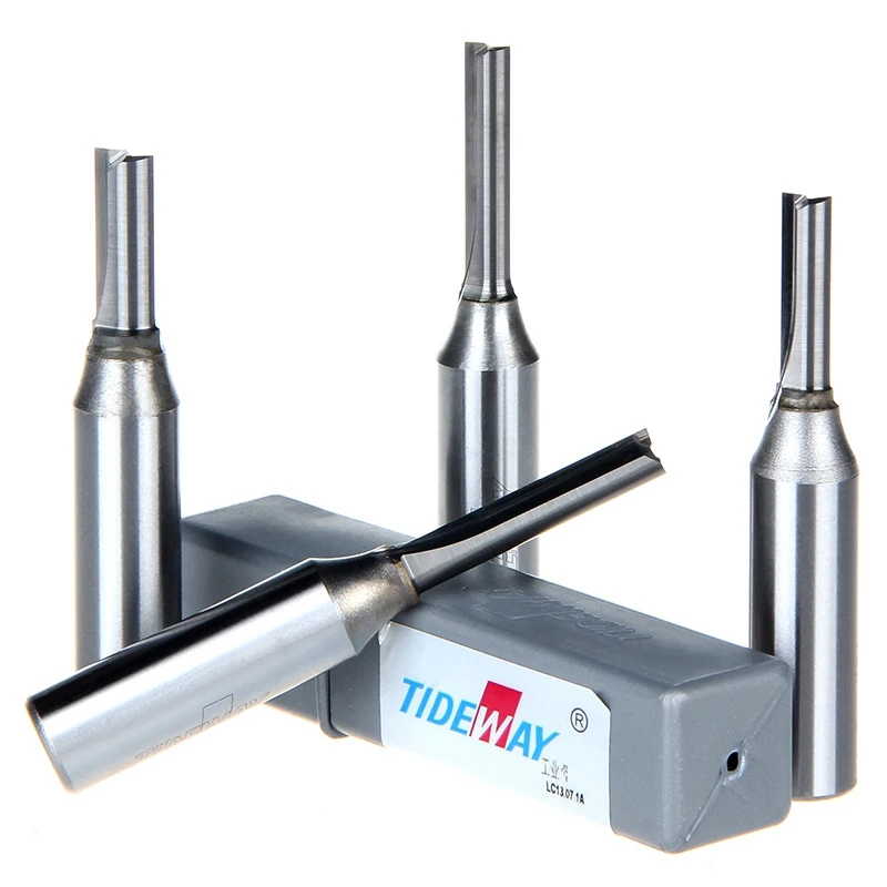 

1/2*2*6 Woodworking Router Bit Tungsten Carbide CNC Cutter TCT Straight Bit Tideway 3137