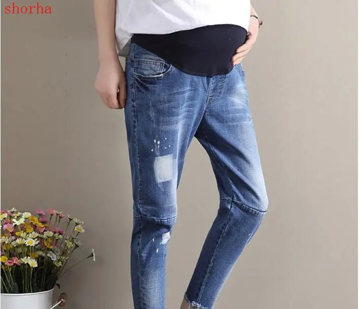 

Jeans Maternity Pants For Pregnant Women Clothes Trousers Nursing Prop Belly Legging Pregnancy Clothing Overalls Pants sizeM-XXL