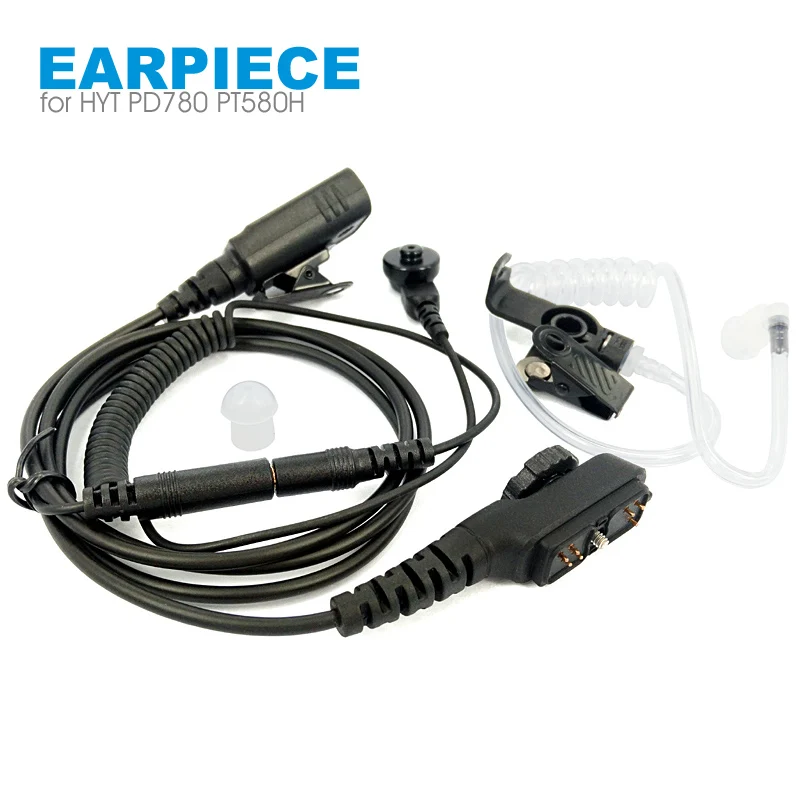 

FBI Headset Earpiece Mic for Hytera HYT PD700 PD700G PD702G PD705G PD752 PD780 PD782 PD785 PD785G PT580H Walkie Talkie Radio