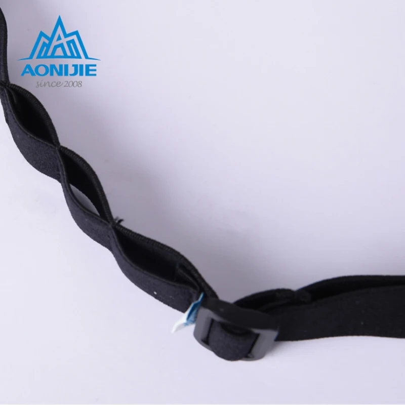 Aonijie-Triathlon Marathon Race Belt com Gel Holder, Motor Running Belt, Bolsa de esportes ao ar livre, Cinto de pano unisex
