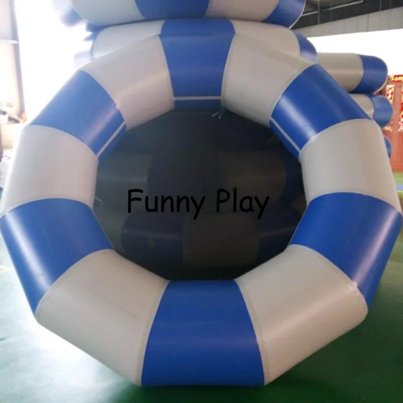 Inflatable water jumper platform Bouncer Soft Jumping bed Inflatable Bungee water trampoline free shipping