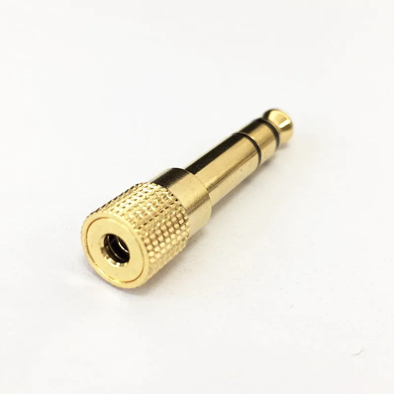 6.35 male to 3.5 female audio adapter  stereo dual channel convertor for Headphones, microphones, and speakers