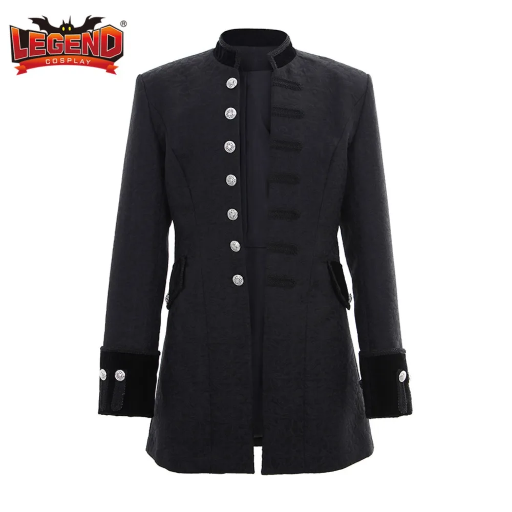 

Men's Outwear Steampunk Vintage cosplay costume winter military Jacket Gothic Victorian jacket Coat