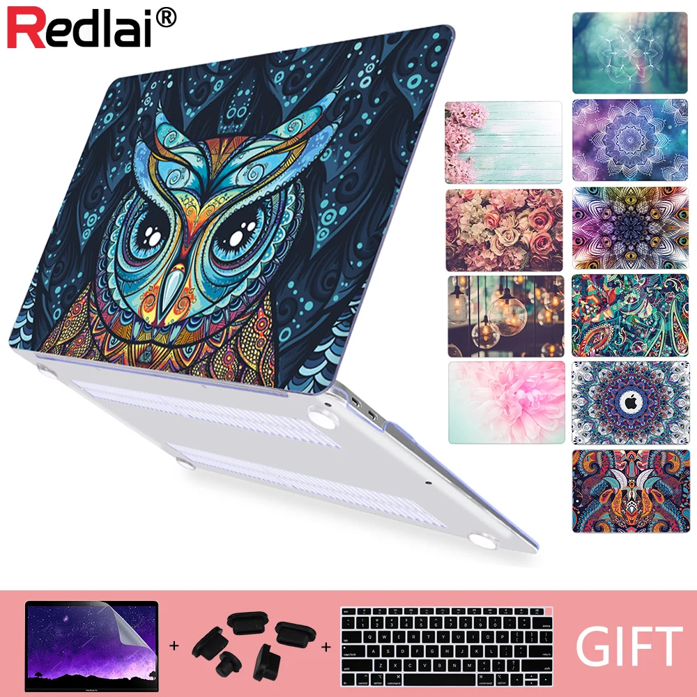 

Owl Printed Pattern Hard Shell Case for MacBook Air 13 inch A1932 A2179 A2337 2023 Caver for Mac Pro 13 14 M2 A2338 A2289 Case