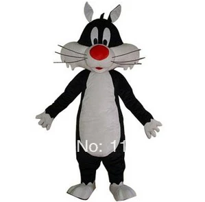 Sylvester – costume de mascotte le chat personnalisé, kits de cosplay, thème de dessin animé, robe fantaisie, costume de carnaval