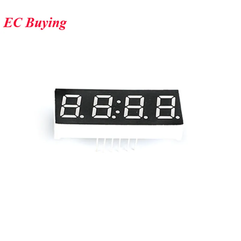 5Pcs Digital Tube 4 Bit Display Clock Common Anode Common Cathode 0.28 0.36 0.56 0.8 inch 4Bit 7 Segment Red Electronic Diy