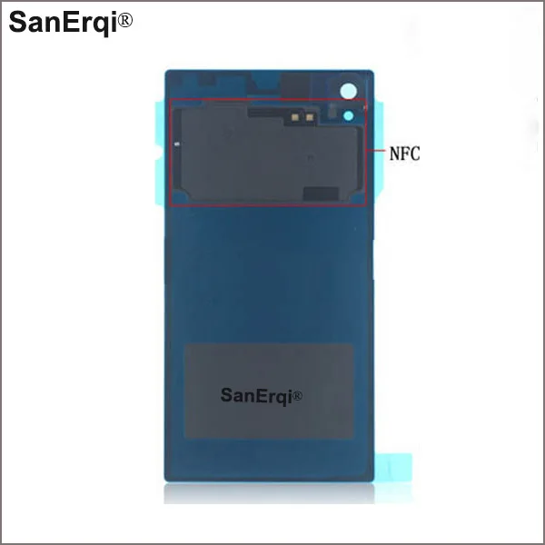 SanErqi Back Glass Cover With NFC Antenna Adhesive For Z1 L39H C6902 C6903 Battery Door Housing Free Shipping