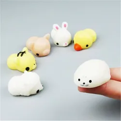 Japan Kawaii Cute Squishy Animals with Panda Cat Dog Bear Seal Pop It Creative Gift Vent Anti Stress Fidget Toys Children