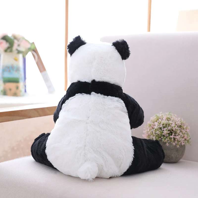 เด็กน่ารัก Hug Panda Plush ตุ๊กตาสัตว์ตุ๊กตาสัตว์ของเล่นขนาดเล็กหมีหมอนการ์ตูน Kawaii ตุ๊กตาสาว Lover ของขวัญ