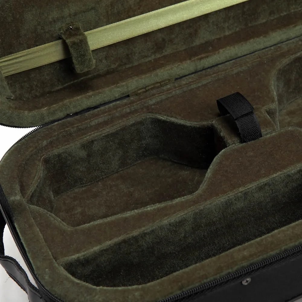 Tongling High Quality Violin Case 4/4 Black Oxford surface with Hygrometer Handmade Beautiful protective Violon Violino Case