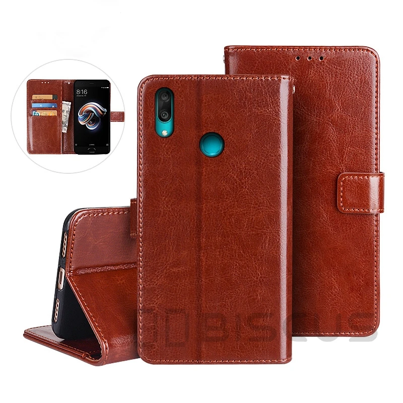 Flip Cover For Huawei Y7 2019 DUB Lx1 Case magnet Leather wallet Bags for Huawei Y7 Pro 2019 Prime DUB-LX2 Y72019 Card Holder