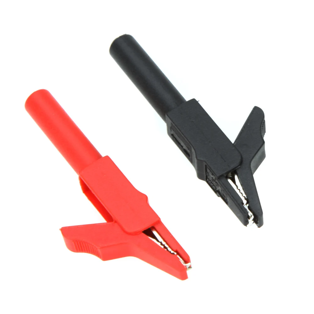 1 pair C27258 Multifunctional Alligator Clip Insulator Full Protective Crocodile clip for Multimeters Electronic Diagnostic-tool