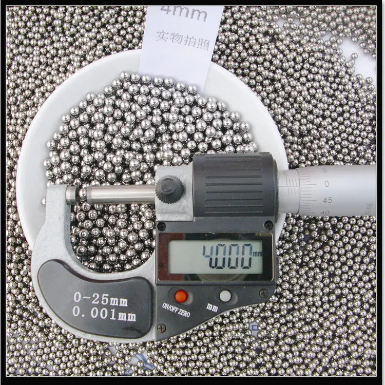 500 Stück hochpräzise G10-Stahlkugeln, Durchmesser 4, 4,5, 4,763, 5, 5,556, 6,35, 6,5, 6,747, 7,144, 8,731 mm, Kugelgewindespindel aus Lagerstahl – Detail 3