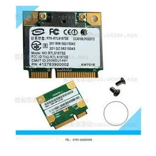 REALTEK-Mini carte Wi-Fi sans fil RTL8187SE, PCI-E, 54m