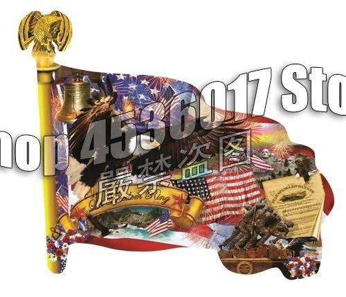 5d Diy Diamond Painting Long May It Wave Art Cross Stitch Diamond Embroidery Patriotic Americana Full Mosaic Home Decor Gifts