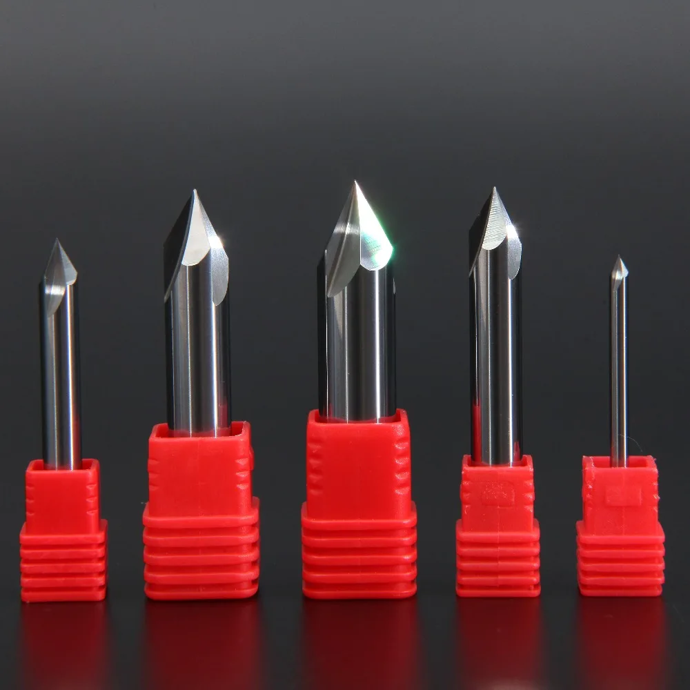 1mm 2mm 3mm 4mm 5mm 6mm 8mm 10mm 12mm Spot Drill Bit Tungsten Carbide Point Degree 60 for Machine Hole Drill Chamfering Tool