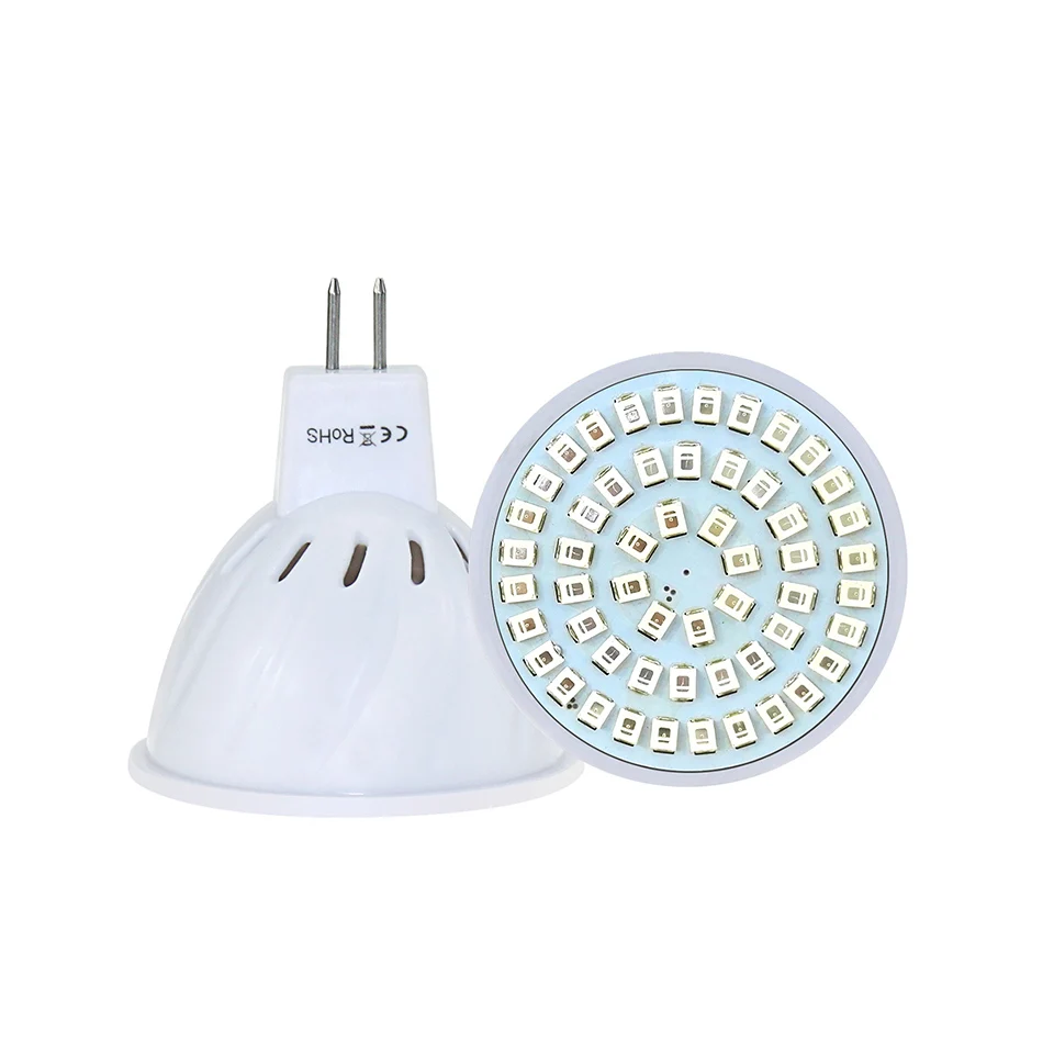 Luz LED de espectro completo para cultivo de plantas de interior, lámpara Phyto de 36, 54, 72Led, E27, GU10, MR16, 220V, E27, más nueva