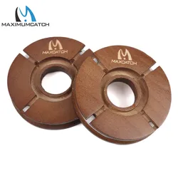 Maximumcatch 2pc Tenkara Line Keeper Hook Keeper Natural Wood Tenkara Fishing Line Holder Fly Fishing Accessory
