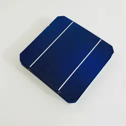 10pcs Mono Crystalline Solar Cells 125mm x 125mm A Grade 3.14W/piece 0.5V For DIY Solar Panel