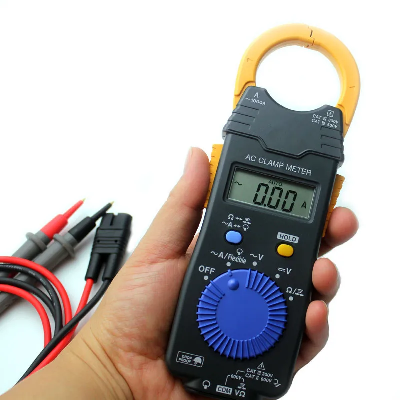 Hot Sale Professional Clamp Hitester 1000A Hitester Digital AC Tester Meter High Sensitivity True RMS digital clamp meter