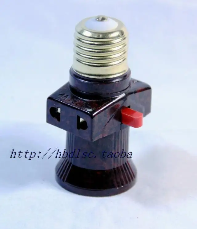 

2022 New Arrival Time-limited Ccc Ce Lamp Holder Fitting Accessories Copper Screw With Switch Plug Of Lights