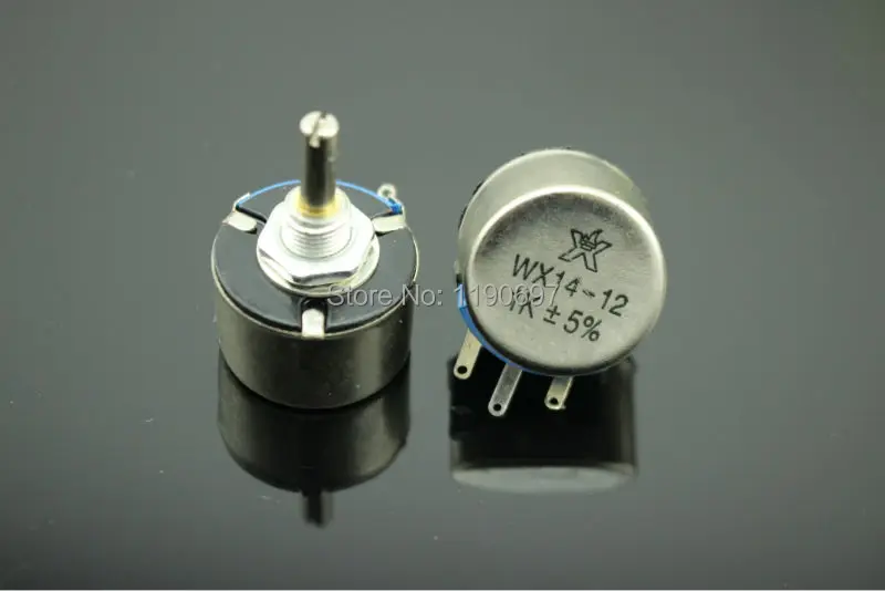 DIY HIFI 2 PCS Einzel Potentiometer WX14-12 3 W 56R 100R 220R 470R 1 K 2,2 K 4,7 K 10 K 20 K 5% Filament Balance