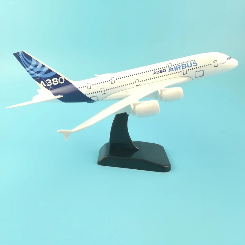 20cm Alloy Metal AIR BUS A380 Airlines Airplane Model 1:350 A380 Original model kids toys Model Aircraft Collect Craft gifts