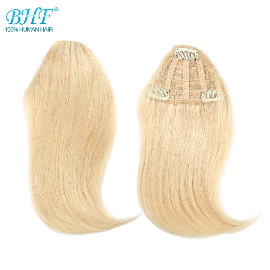 BHF Clip In Bangs Human Hair Remy Hair Pieces Invisible 20g 8inch-12inch long Replacement Hair Wig