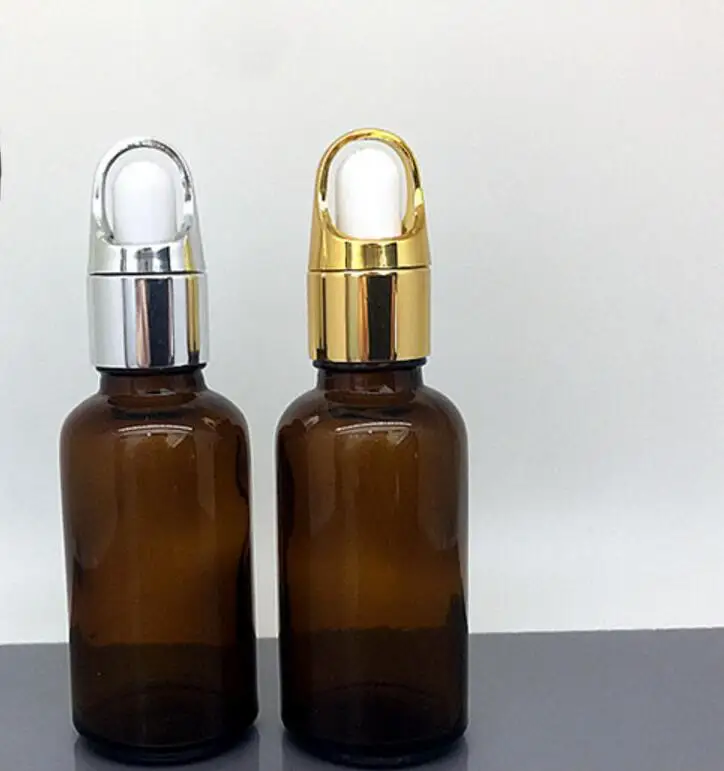 

Wholesale 200 ps 30ml Brown Frosted Glass Eye Dropper Bottles / Vials Essential Oil Bottles points bottling