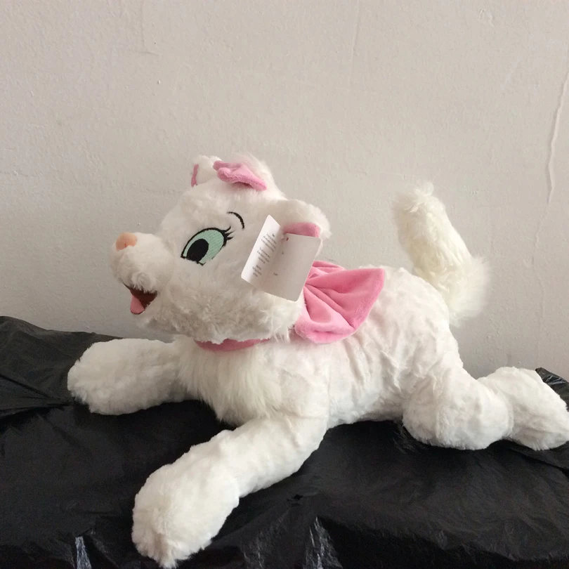 Free Shipping 40cm The Aristocats Cat Plush Toy Tummy Marie Cat Animals Stuffed Soft kids doll for baby gift