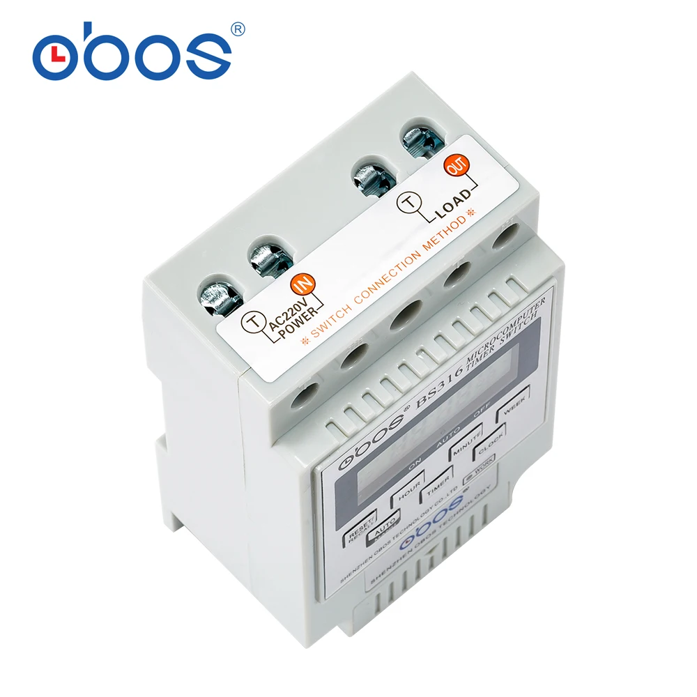 Timer BS316 (KG316T) Intelligent Microcomputer Programmable Electronic Timing Switch Relay Controller Various Voltage Selection