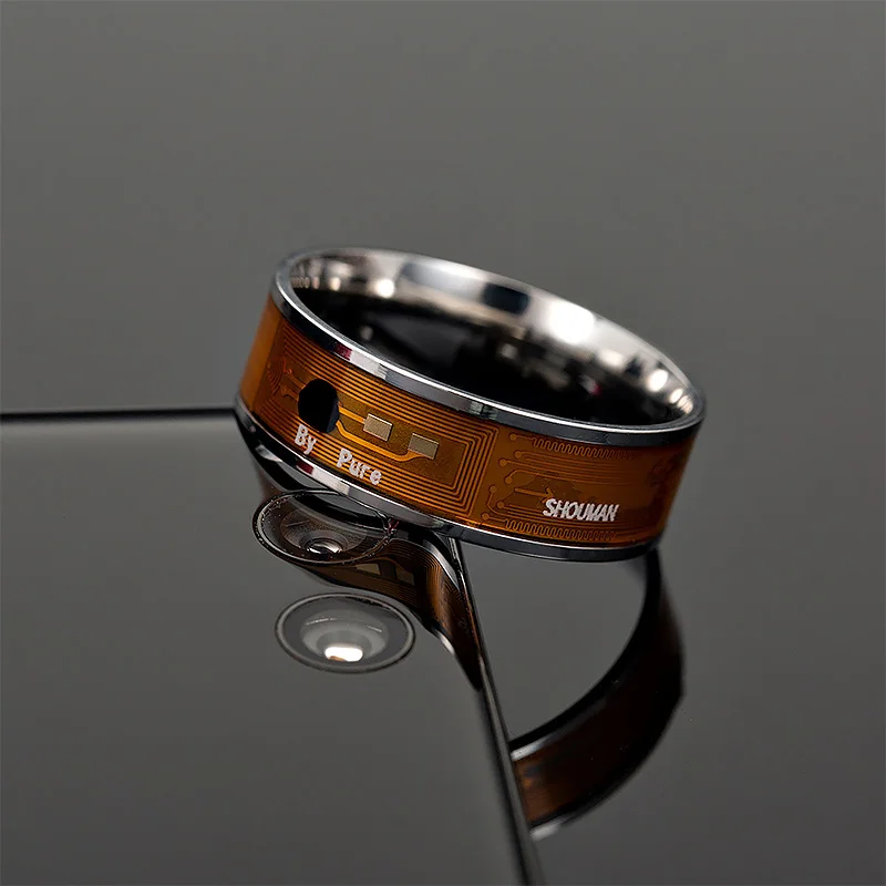 Multifunctional Unisex Stainless Steel NFC Smart Chip Ring Intelligent Ring Couple Finger Digital Rings Jewelry Accessories