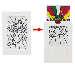 1pc Clown Color Changing Card Frame (Small size) Magic Circus Frame Magic Tricks Close Up Magia For Kids Prop Accessories Funny