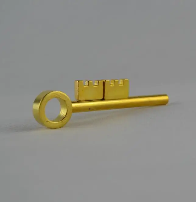 Mystery Golden Key Skeleton Magic Tricks Magician Close Up Illusions Gimmick Props  Appearing Mentalism Ghost Moving Key Magia