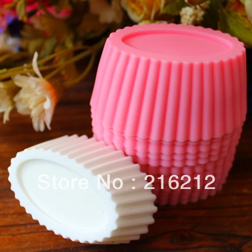 Oval Shape MaFen Cup(L7 *W 4.2* H3.1CM) Silicone Muffin Cake Cupcake Cup Cake Mould Case Bakeware Maker Mold Tray Baking