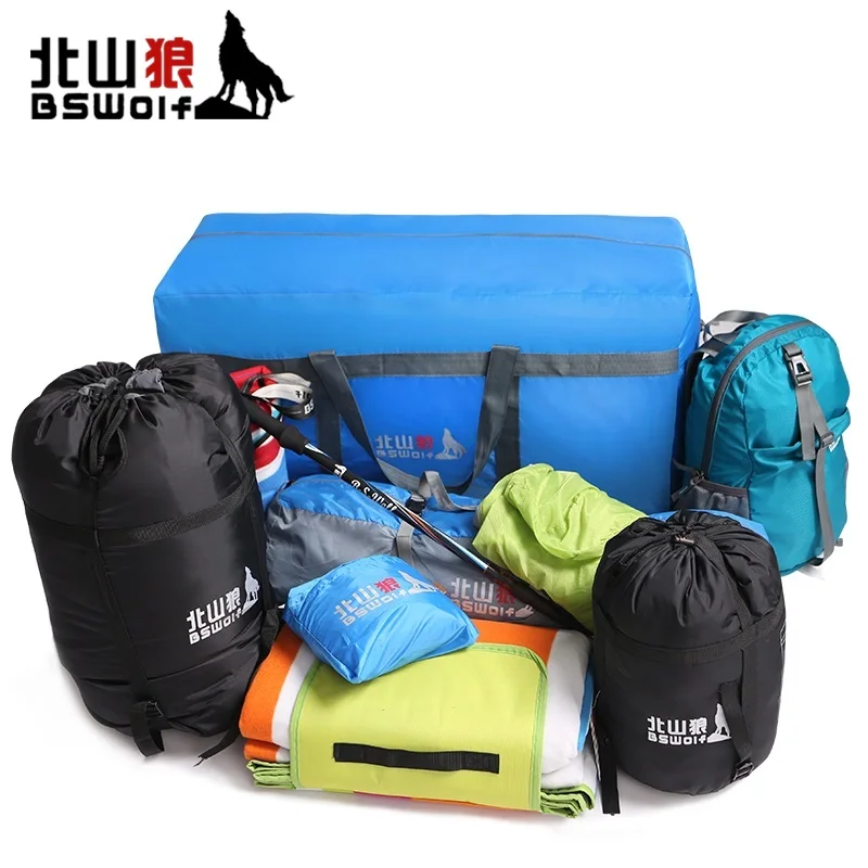 Functional Tent bag Outdoor Nylon Waterproof Bag Equipment Bag Folding Packing Organizers Catchall Bag For Tent Sleeping Bed