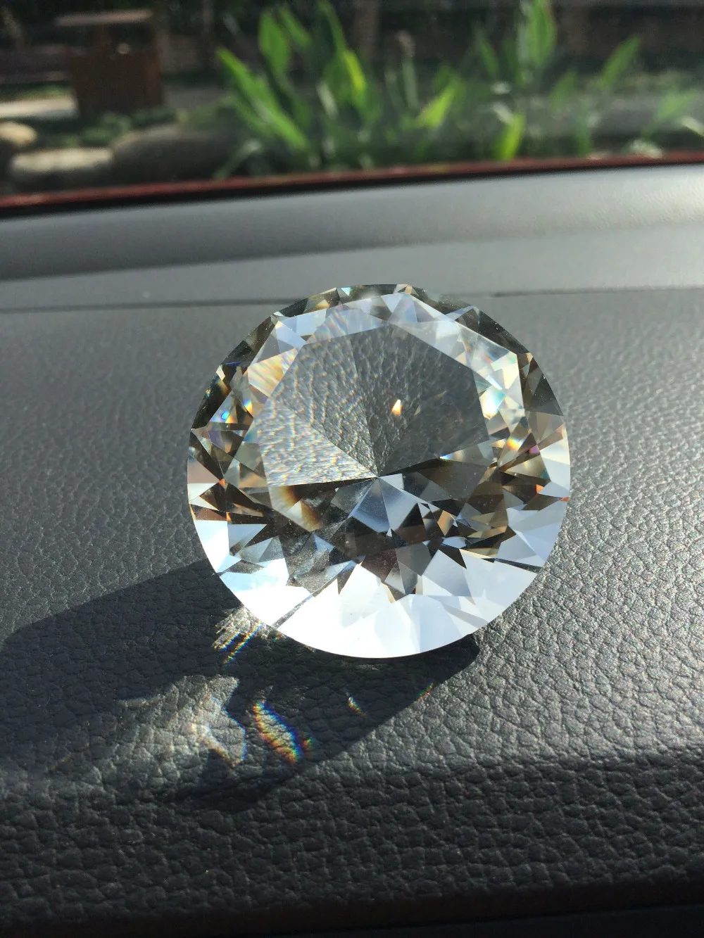 4 buah/lot 50mm berlian kosong besar kristal k9 cantik, dekorasi pernikahan, pemberat kertas kristal bening tanpa ukiran