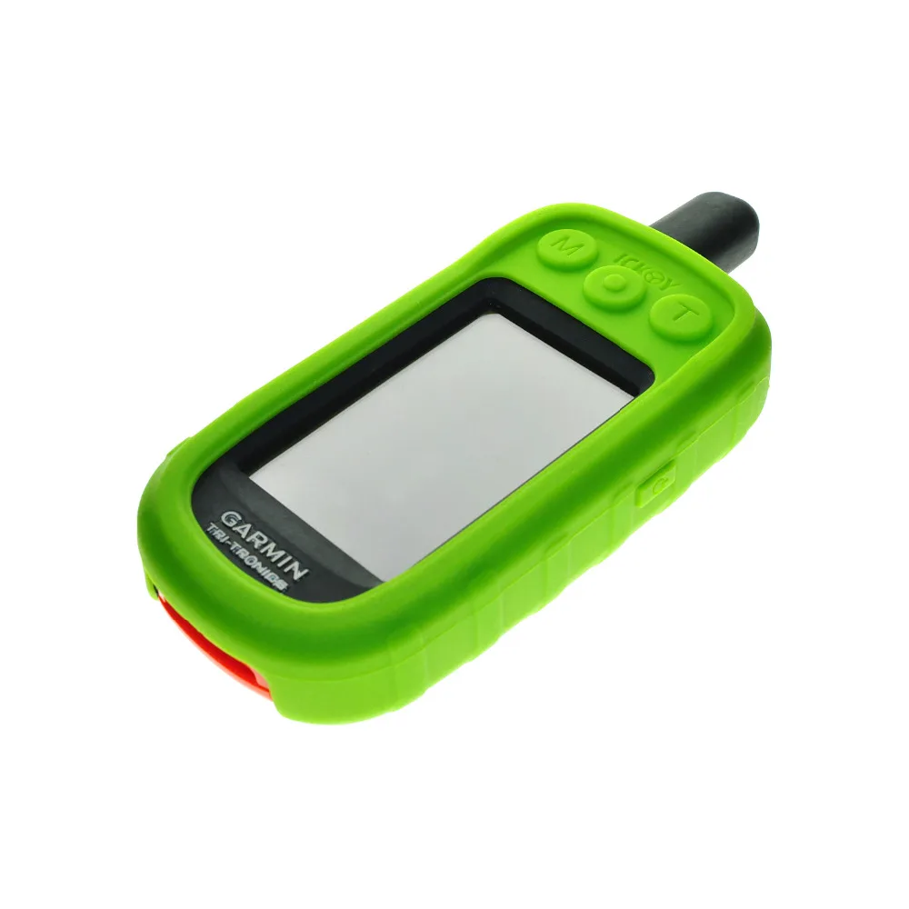 

Soft Silicone Protective Cover Protect Green Case Skin for Garmin Alpha 100 Alpah100 Handheld GPS Accessories