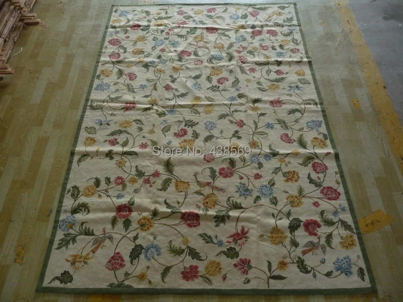 Free Shipping  6'x9' 10K handmade Rugs 100% New Zealand Wool high quality woolen rugs & carpets