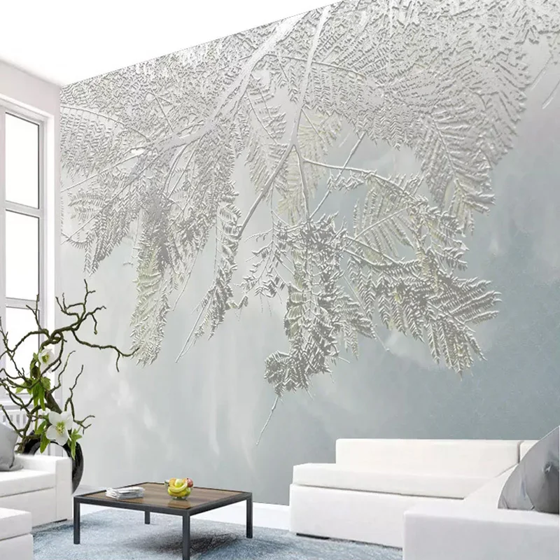 Photo Wallpaper 3D Stereo Leaf Murals Living Room TV Sofa Bedroom Background Wall Papers Abstract Art Home Decor Papel De Parede