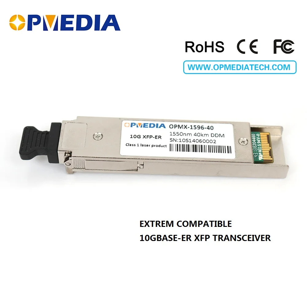 

compatible with Extrem 10GBSE-ER XFP transceiver,10G 1550nm 40km XFP optical module,free shipping!