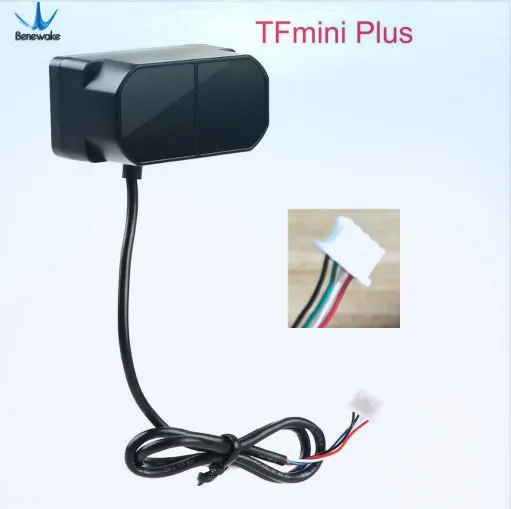 Modul LiDAR TFmini Plus Benewake baru, sensor lidar jarak pendek TOF satu titik mikro IP65 kompatibel dengan UART IIC I/O